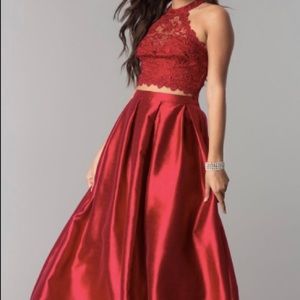 Two-Piece Prom Dress